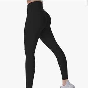 black sunzel leggings size xl